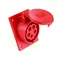 Gniazdo tablicowe skośne TWIST IP44 32A 400V 3P+Z+N 80x97mm