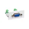 Gniazdo VGA 22,5x45mm 15+1pin