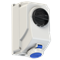 Gniazdo z wył.0-1-duże blokada mechnaiczna 16A 230V 2P+Z IP44