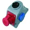 Gniazdo z wyłącznikiem "COMBO-POL" IP44 32A 400V 3P+Z+N gniazdo 230V, wył. 0-1
