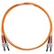 GOF DUPLEX Patchcord ST/ST G62.5, 2m Connectors