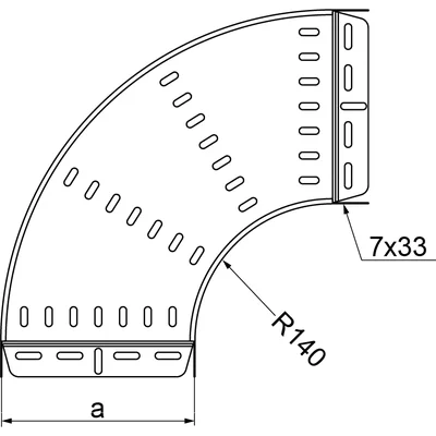 Gomito 90°, KKPJ100H50