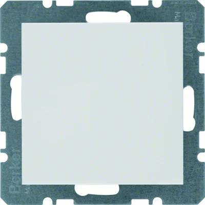 Gorro con elemento central, blanco brillo.