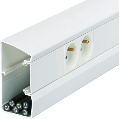 goulotte d'installation électrique tehalit.GBD 50x100mm blanche