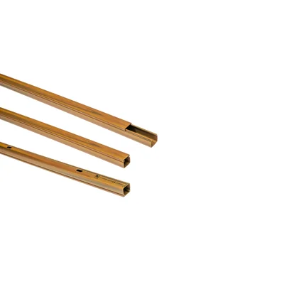 Goulotte pour câbles électriques 25 x 15 mm, marron foncé, 2 m