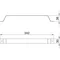 Goupille de fixation DC9035 pour 3 profilés PVC 90x35