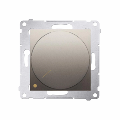 Gradateur rotatif bipolaire pour LED dimmables 230V (module) 5-215W, or métallique