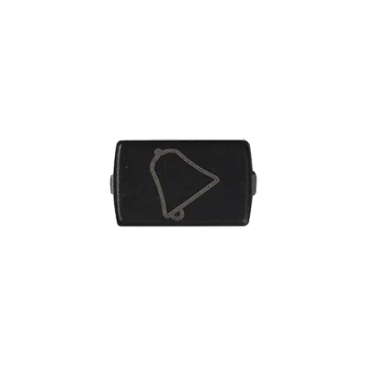 Graphite window for the key - "bell" pictogram