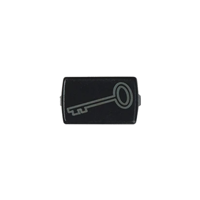 Graphite window for the key - "key" pictogram