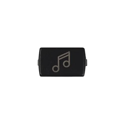 Graphite window for the key - "music" pictogram