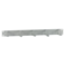 Gray outdoor cable holder, metal ears, 1U