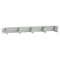 Gray outdoor cable holder, plastic ears, 1U