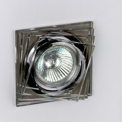 Gray recessed luminaire