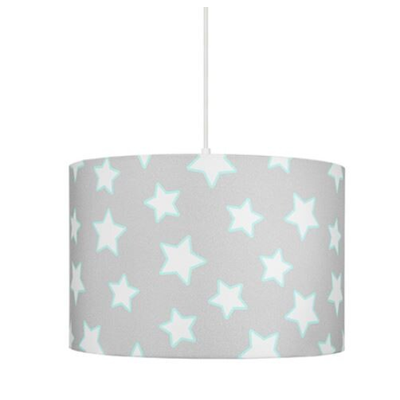 Gray stars Children's pendant lamp