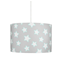 Gray stars Children's pendant lamp