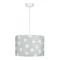 Gray stars Children's pendant lamp