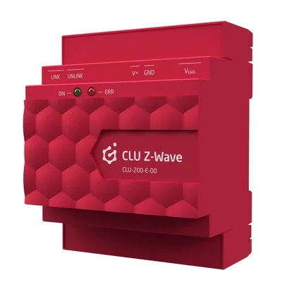 Grenton CLU central unit / Z-Wave support / DIN rail mounting / Ethernet port / TF-Bus