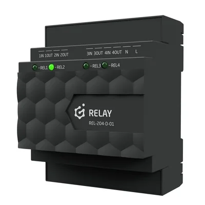 Grenton relay output module (4 outputs) / DIN rail mounting / TF-Bus