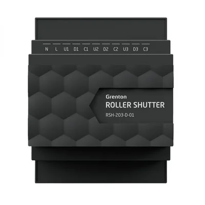 Grenton roller shutter output module (3 outputs) / DIN rail mounting / TF-Bus