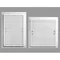 Griglia con maglia 250x250mm bianca