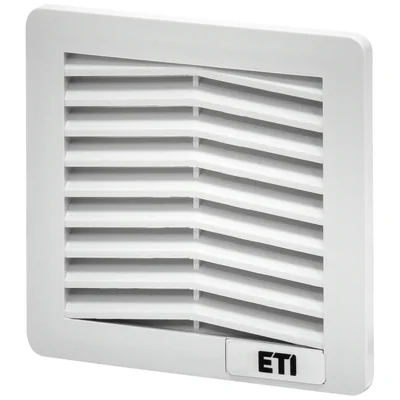 Grille de sortie EF-107E avec filtre 107x107, IP54