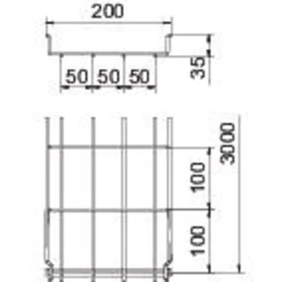 GRM 35 200 G Plateau en maille GRM