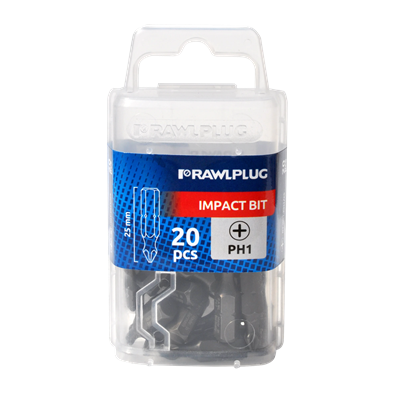 Grot udarowy PHILIPS PH2 25mm 20szt