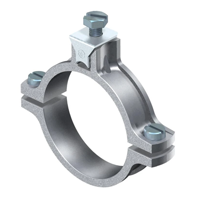 Grounding clamp for round conductor