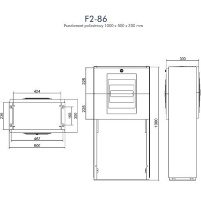 Grundlage für den 1000-mm-Kleiderschrank BRES-86