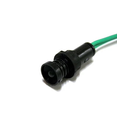 Grüne LED-Anzeige, 5 mm Abdeckung, 230 V