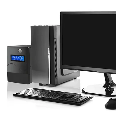Gruppo di continuità interattivo Qoltec Line | Monolith | 650VA | 360W | LCD | USB | RJ45
