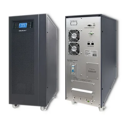 Gruppo di continuità online Qoltec | Onda sinusoidale pura | 10 kVA | 8 kW | LCD | USB