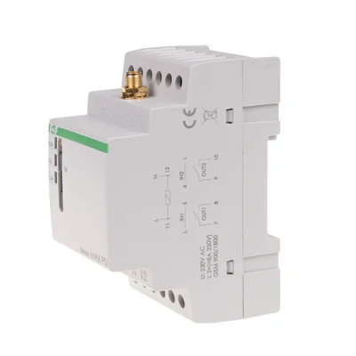 GSM remote control relay (SMS); 4xOUT, 4xIN; on/off/notify; 230V AC; 4x1NO; DIN rail mounting