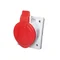 GTS 32/5 inclined panel socket 32A/400V 3P+N+Z socket