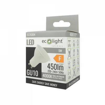 GU10 5W 4000K 400lm