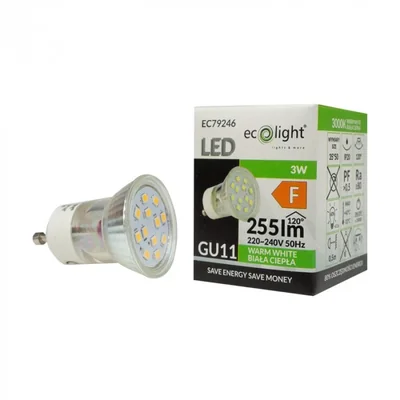 GU11 3W 3000K 270lm