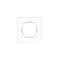 Guarnizione IP44 per telaio a 1 posto