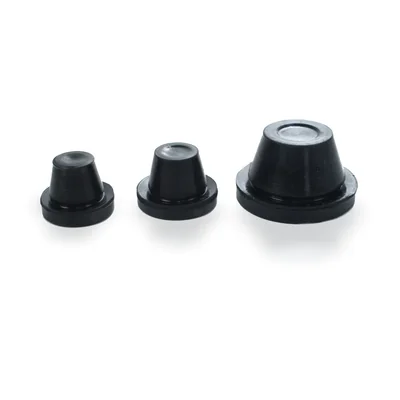 Gummiverschraubung mit einem Durchmesser von 85 mm schwarz 5 Stk.