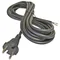 Gumový propojovací kabel 2×1,5 mm, 5 m černý