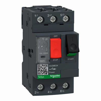 GV2ME motor circuit breaker with push button drive 0.40-0.63A PL