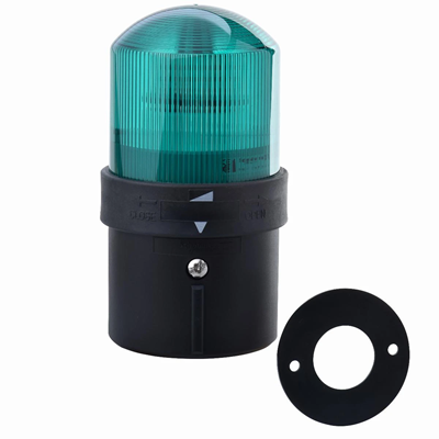 Gyrophare Harmony XVB Ø70 LED verte 24VAC/DC