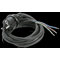 H05RR-F(OW) cable 3x1,5 3m 300/500V con enchufe uni-schuko recto, negro