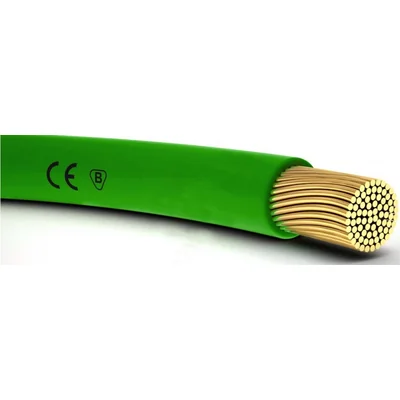 H07V-K cable 1,5mm2 450/750V verde