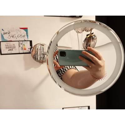 H20 Chrome bathroom wall lamp