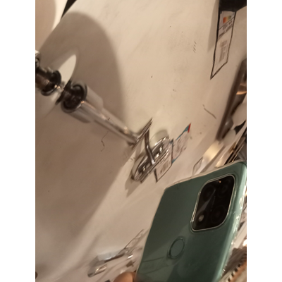 H20 Chrome bathroom wall lamp