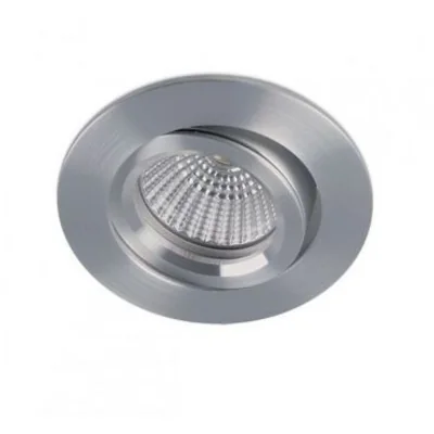 HALKA Recessed luminaire GU10 IP20 brushed aluminium