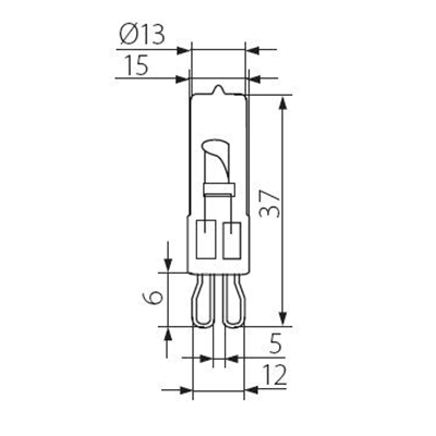 Halogen bulb G9-20W STAR