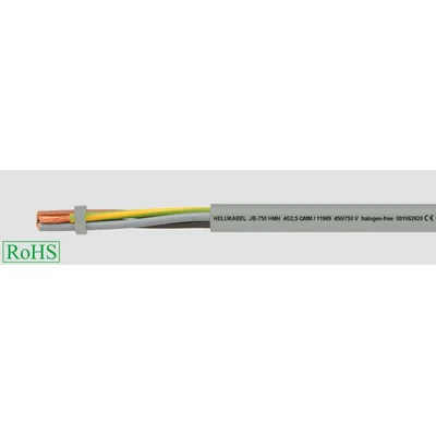 Halogen-free control and power cable JB-750 HMH 3G1.5 mm² colored cores