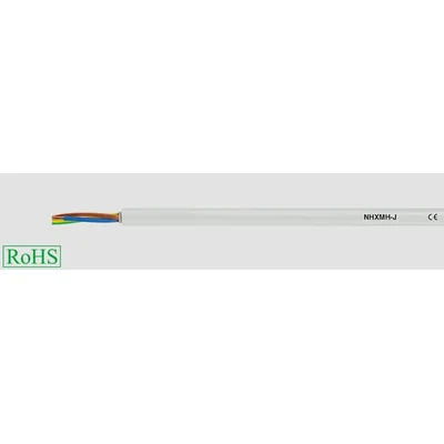 Halogen-free installation cable NHXMH-J 3G2.5 RE mm² gray, core identification according to DIN VDE 0293-308