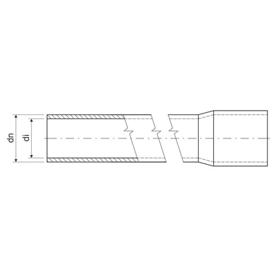 Halogen-free rigid UV wiring tube (750n/black)